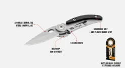 True Utility Skeleton Knife 19 True Utility Skeleton Knife -Outdoor Soldes couteau skeleton knife true utility