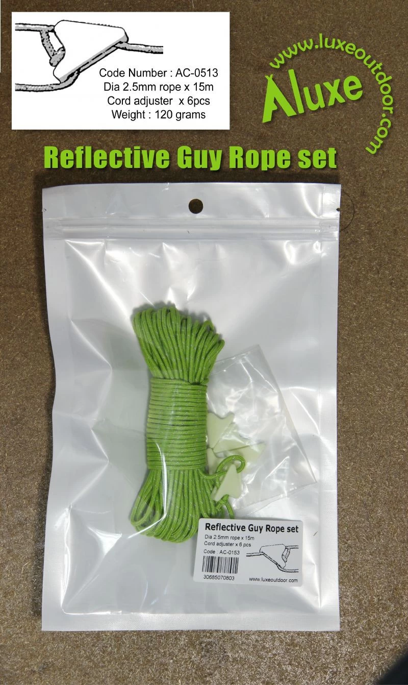 Luxe Outdoor Guy Rope Set 4 Luxe Outdoor Guy Rope Set â Image 2