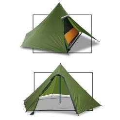 Luxe Outdoor Sil Hexpeak F6a (Marron) -Outdoor Soldes luxe outdoor sil hexpeak f6 05 4
