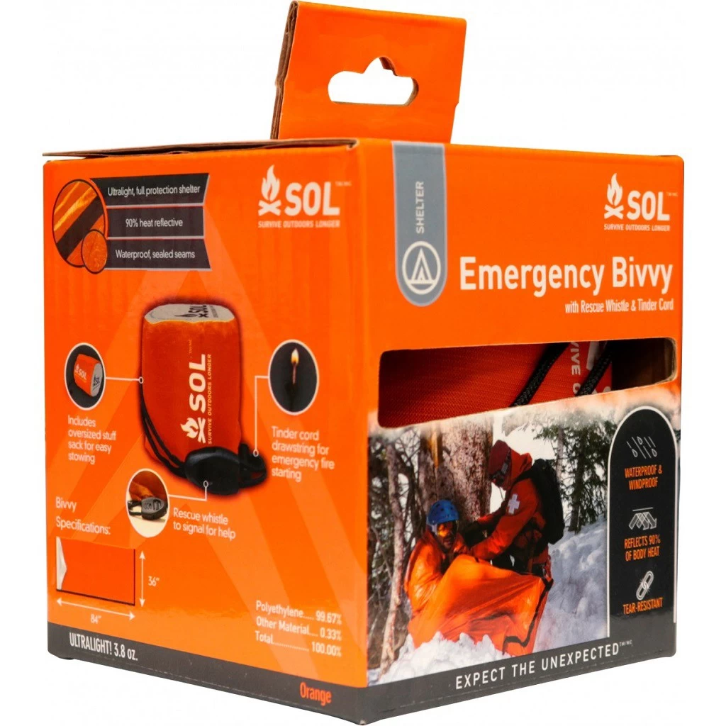 SOL Emergency Bivvy With Rescue Whistle 5 SOL Emergency Bivvy With Rescue Whistle – Image 3