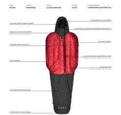 Aura X 450/800 -Outdoor Soldes sac de couchage aura x 10 1