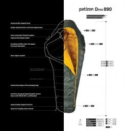 Patizon Dpro 890 -Outdoor Soldes sac de couchage partizon dpro 890 23 1