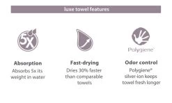 PackTowl Luxe -Outdoor Soldes serviette packtowl luxe 08