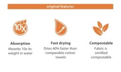 PackTowl Original -Outdoor Soldes serviette packtowl original 10