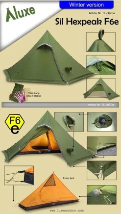Luxe Outdoor Sil Hexpeak F6e 10 Luxe Outdoor Sil Hexpeak F6e -Outdoor Soldes sil hexpeak f6e luxe outdoor