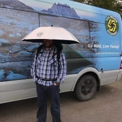 Six Moon Designs Silver Shadow Mini Umbrella -Outdoor Soldes six moon designs silver shadow mini umbrella 4