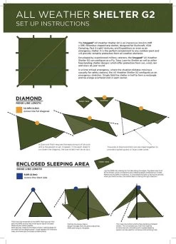 Snugpak All Weather Shelter G2 -Outdoor Soldes tarp snugpak all weather shelter g2 07