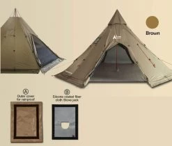 Luxe Outdoor Megahorn XL -Outdoor Soldes tipi luxe outdoor megahorn xl 05