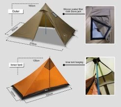 Luxe Outdoor Mini Peak XL -Outdoor Soldes tipi luxe outdoor mini peak xl 03