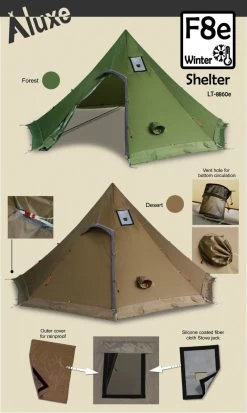 Luxe Outdoor Winter Shelter F8e 9 Luxe Outdoor Winter Shelter F8e -Outdoor Soldes tipi luxe outdoor winter shelter f8e 05