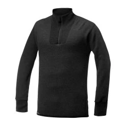 Woolpower Zip Turtleneck 400 -Outdoor Soldes zip turtleneck protection 400 anthracite isolated